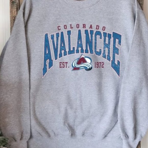 Colorado Avalanch Vintage Colorado Avalanch Sweatshirt 